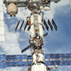 The International Space Station photographed by Expedition 56 crew members from a Soyuz spacecraft after undocking.